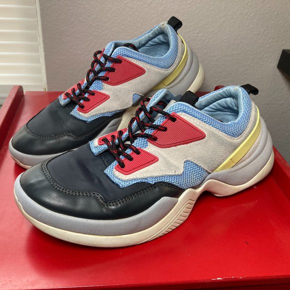 ZARA Trafaluc Multi Color Platform Chunky Sole Sneaker Shoe EUR 39 US Size 8 - Picture 1 of 7